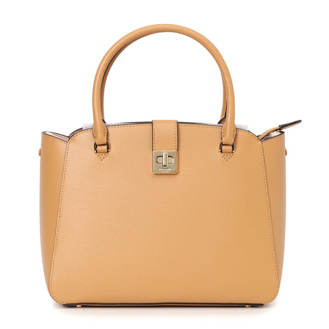 Tan Satchel Bag