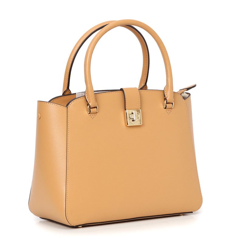 Tan Satchel Bag