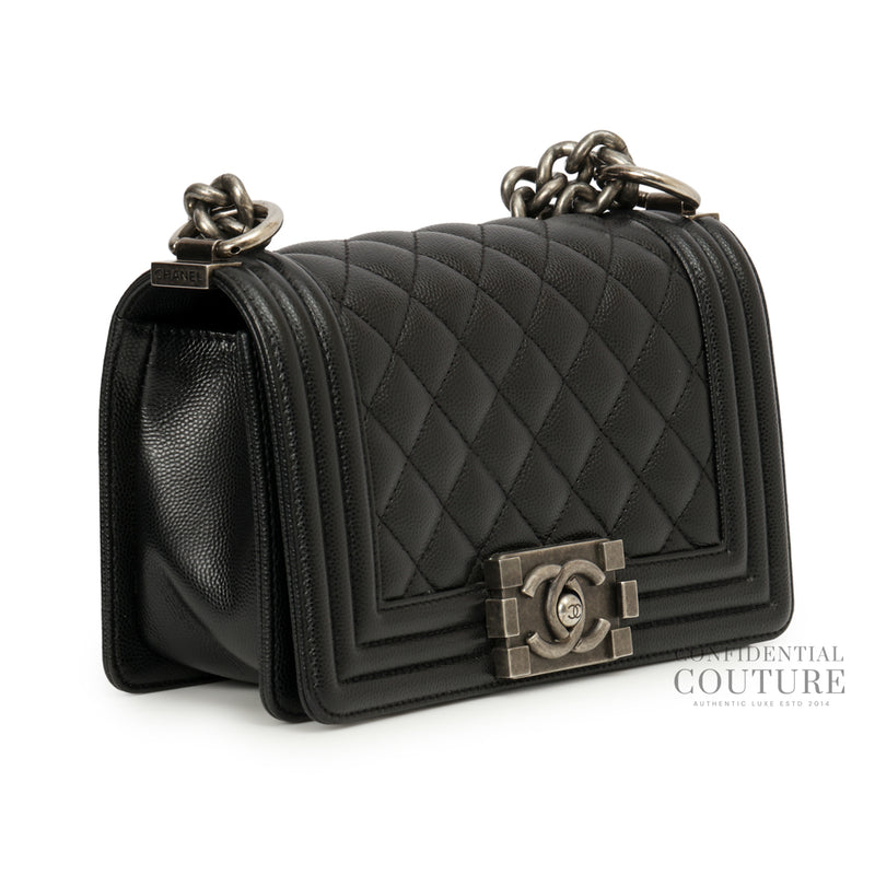 Chanel Black Small Boy Bag