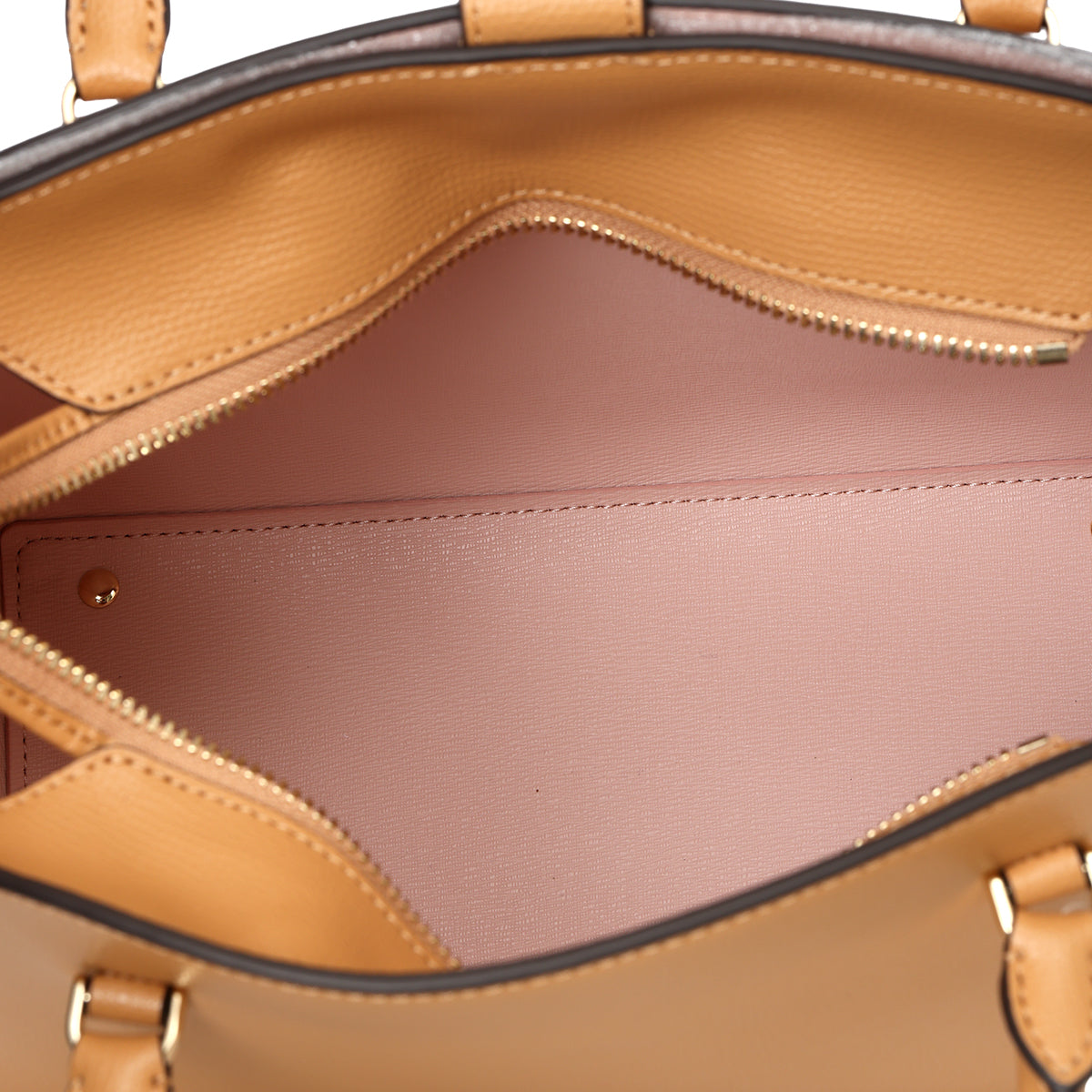 Tan Satchel Bag
