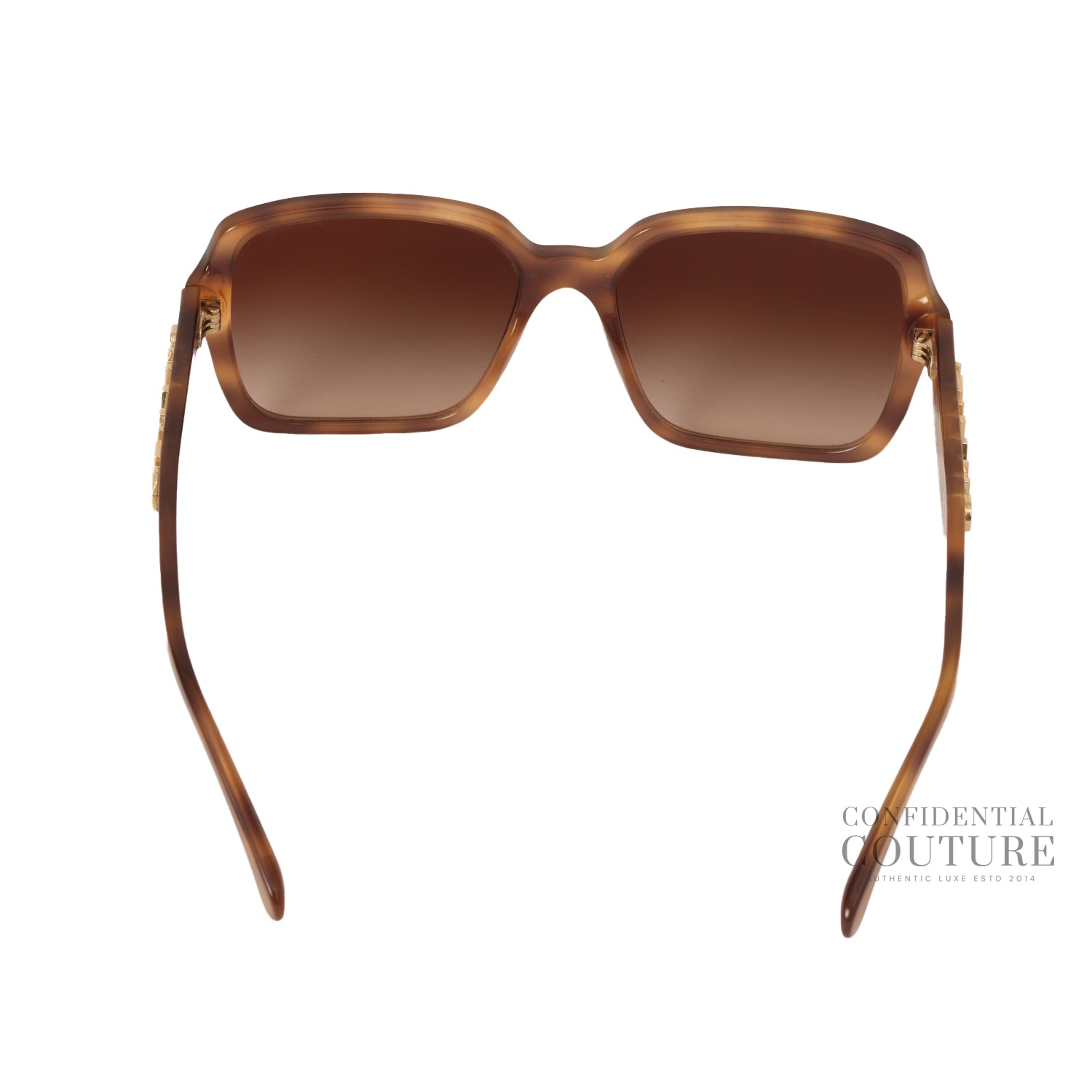 Brown 5408 Square Acetate Sunglasses
