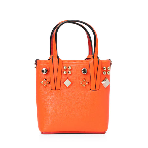 Neon Orange Cabata Mini Tote Bag