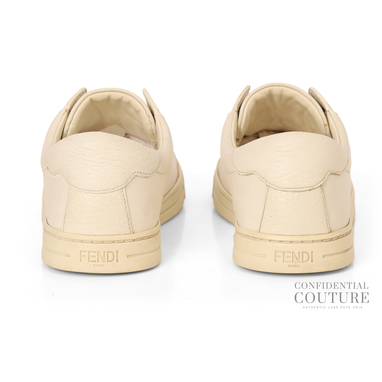 Slip On FF Logo Leather Sneaker EU 37 | UK 4.5 | US 7
