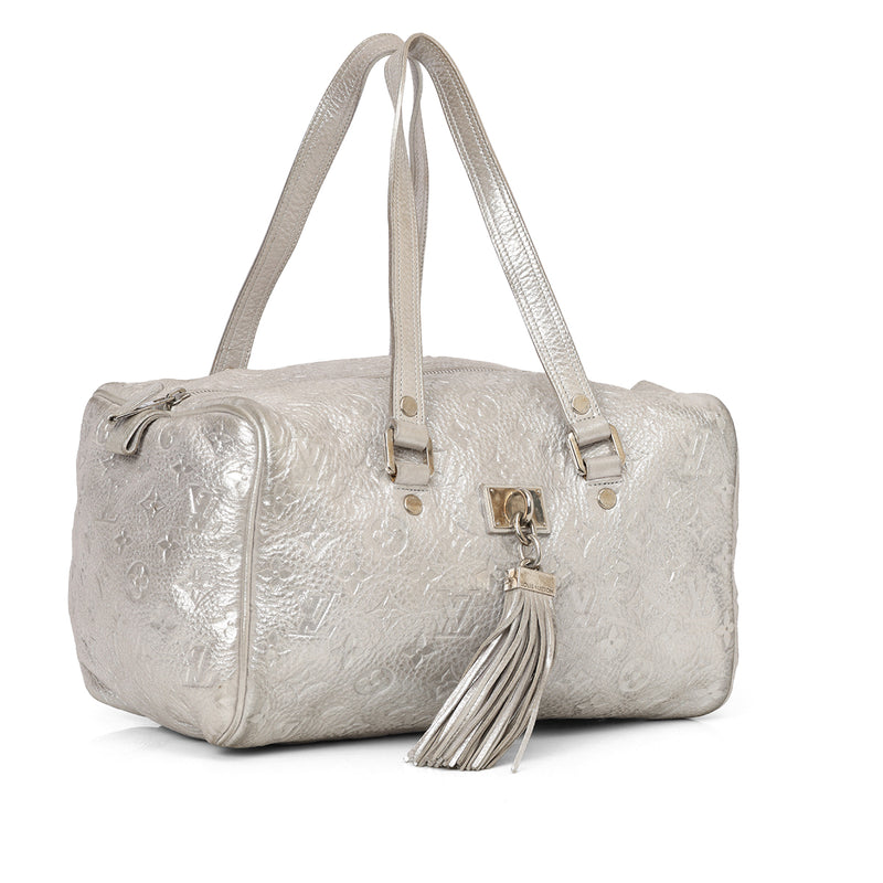 Pre-loved Tory Louis Vuitton Monogram Shimmer Comette Shoulder Bag