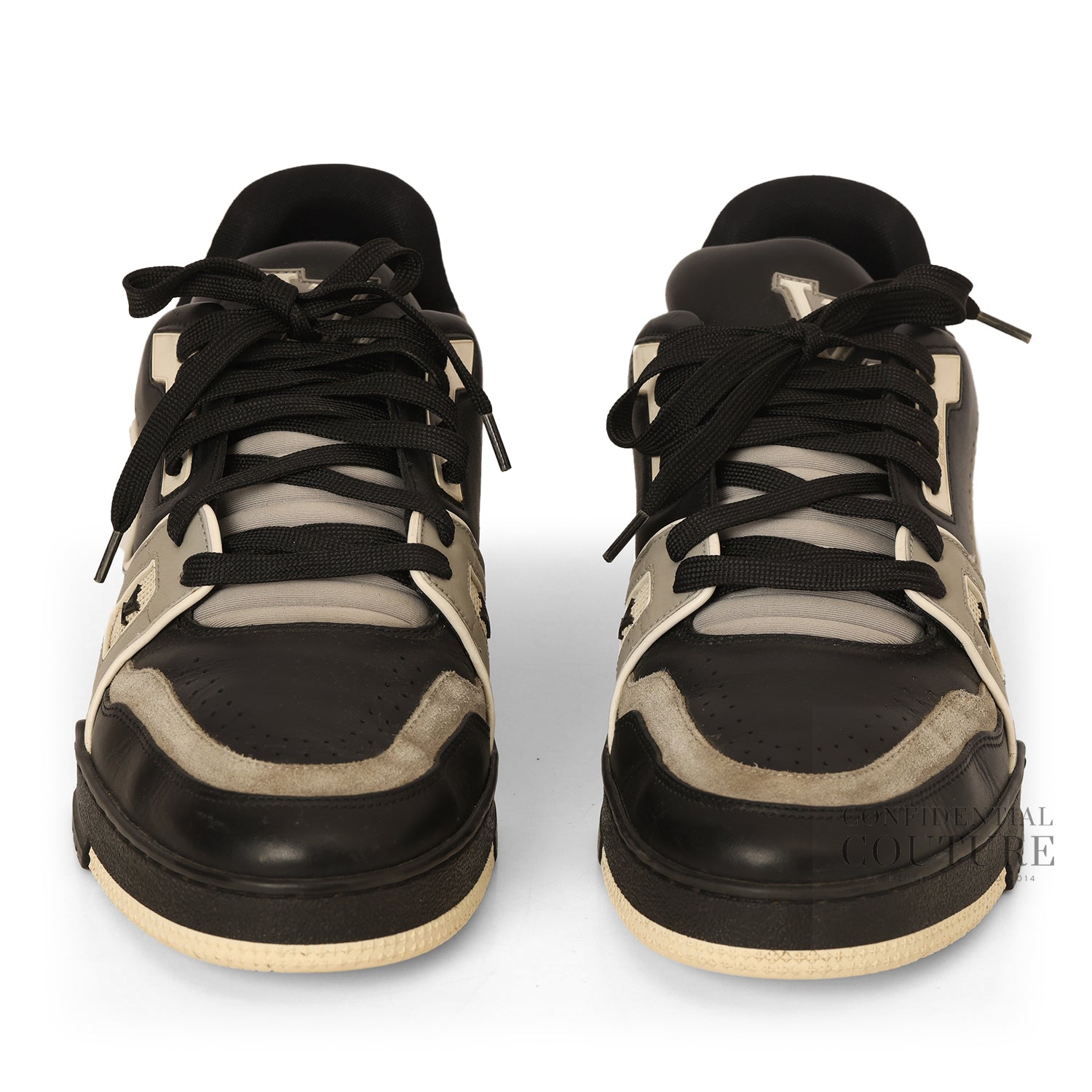 Black LV Trainer Sneaker UK 8 | EU 42 | US 9