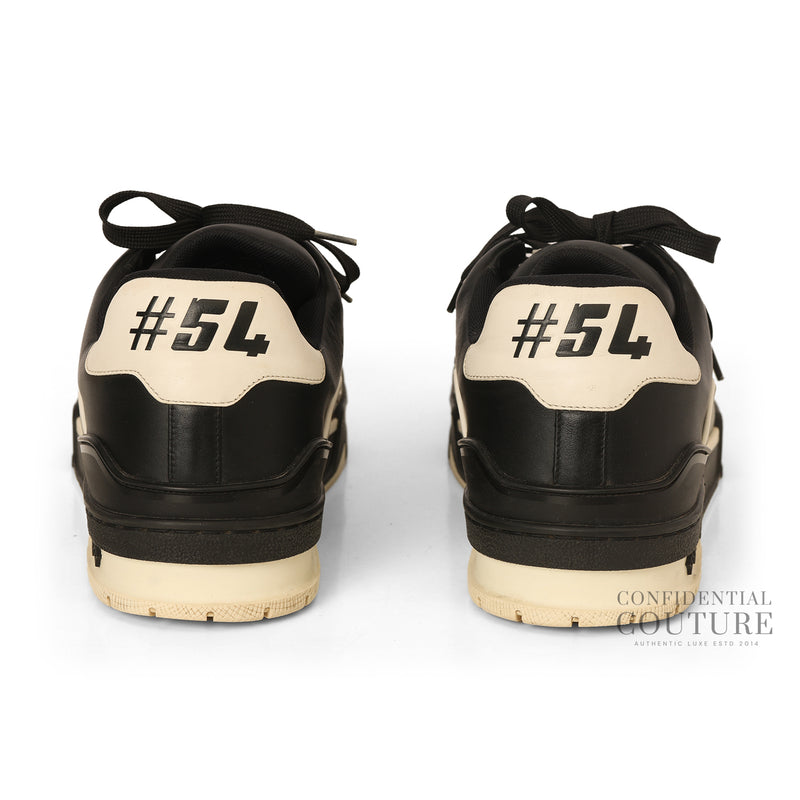 lv trainer sneaker black price