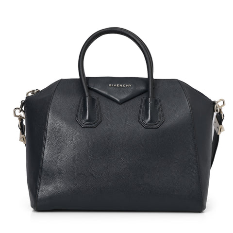 Navy Medium Antigona Bag