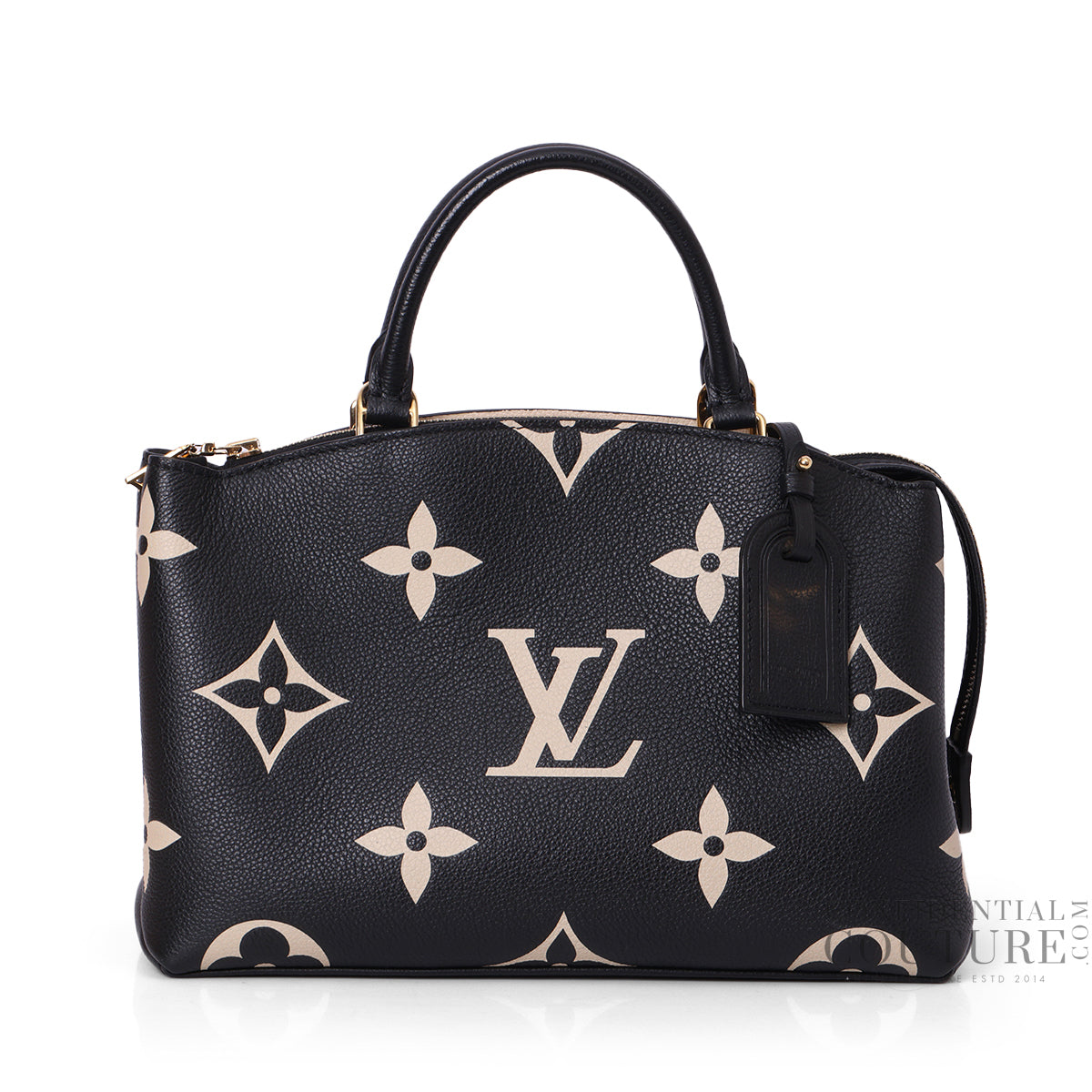 Black/Beige Bicolor Monogram Empreinte Petit Palais