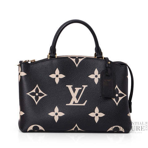 Black/Beige Bicolor Monogram Empreinte Petit Palais