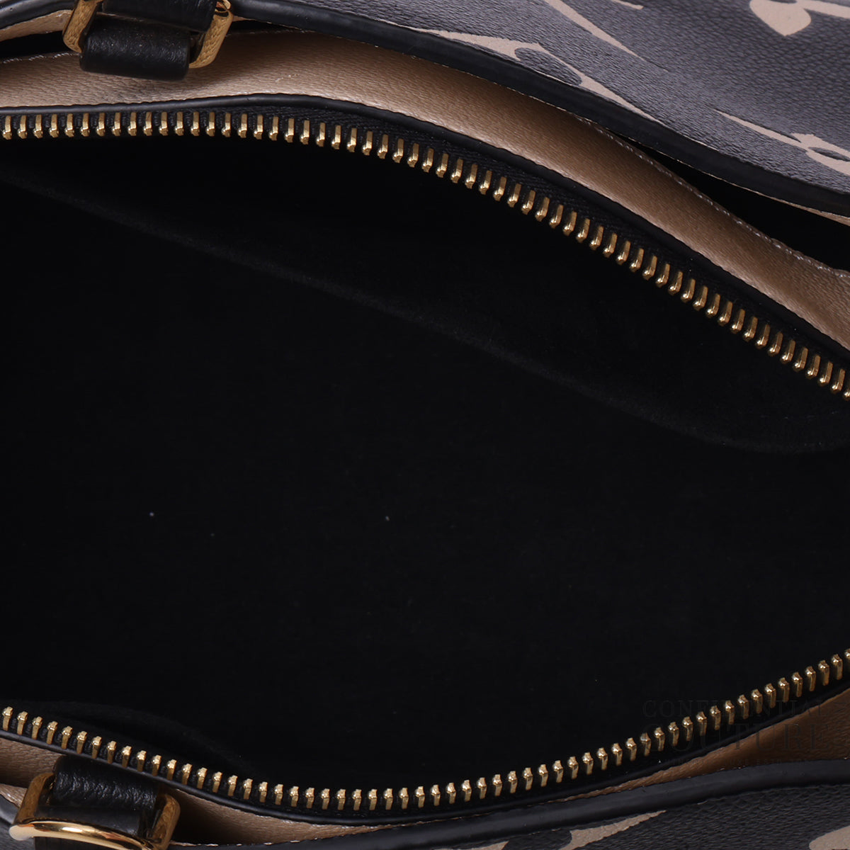 Black/Beige Bicolor Monogram Empreinte Petit Palais