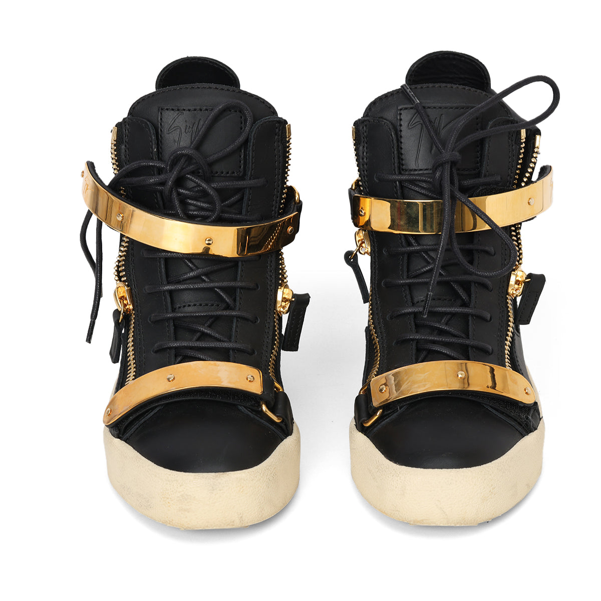 Black Coby High-Top Sneakers 38