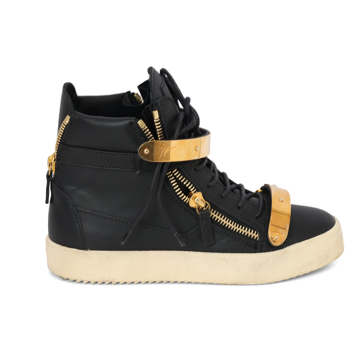 Giuseppe Zanotti Black Coby High-Top Sneakers 38
