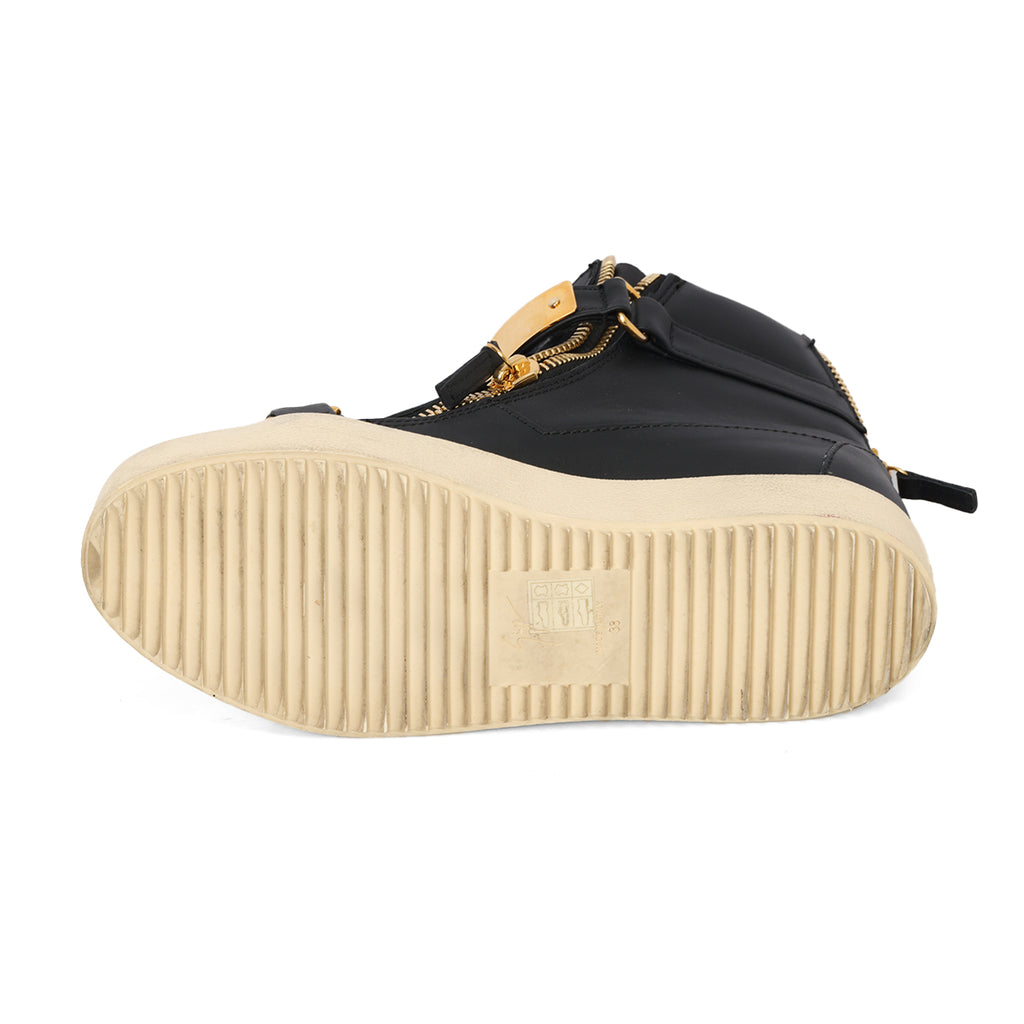 Giuseppe Zanotti Black Coby High-Top Sneakers 38 - Main Image