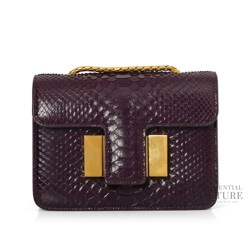 Tom Ford Purple Python Sienna Small Crossbody Bag