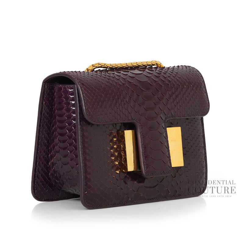 Women Tom Ford Purple Python Sienna Small Crossbody Bag