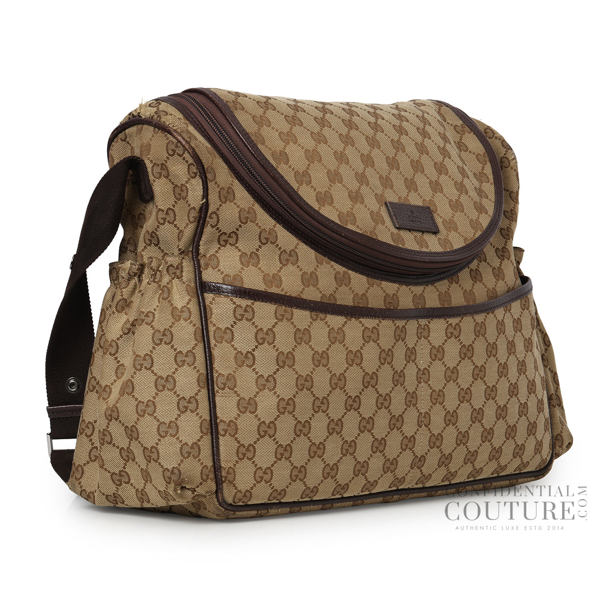 GG Canvas Diaper Shoulder Bag