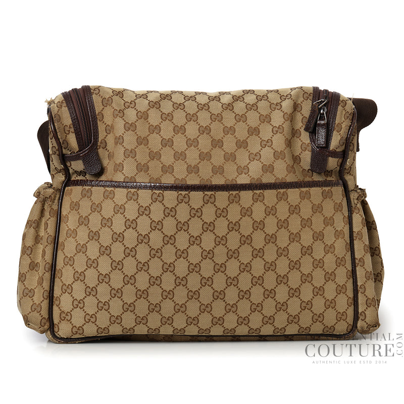 GG Canvas Diaper Shoulder Bag