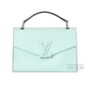 Ice Blue Epi Grenelle Pochette Bag