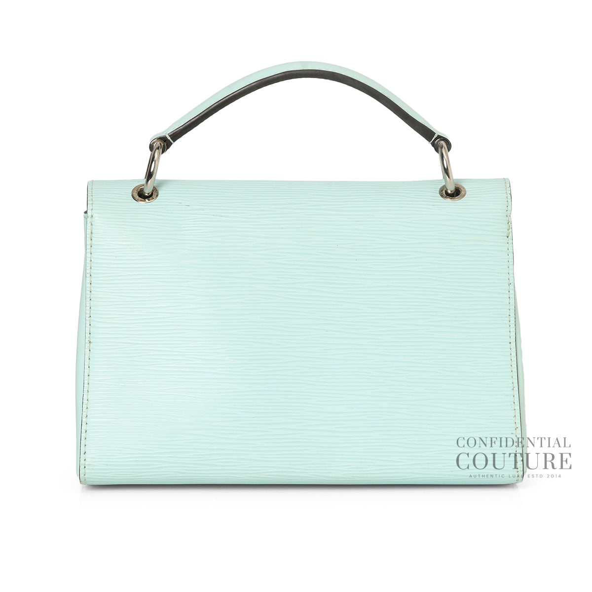 Ice Blue Epi Grenelle Pochette Bag