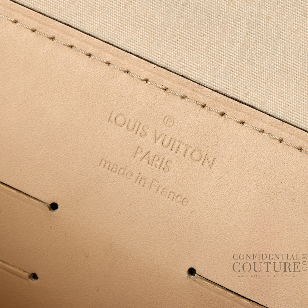 Yellow Monogram Vernis Ana Clutch Bag