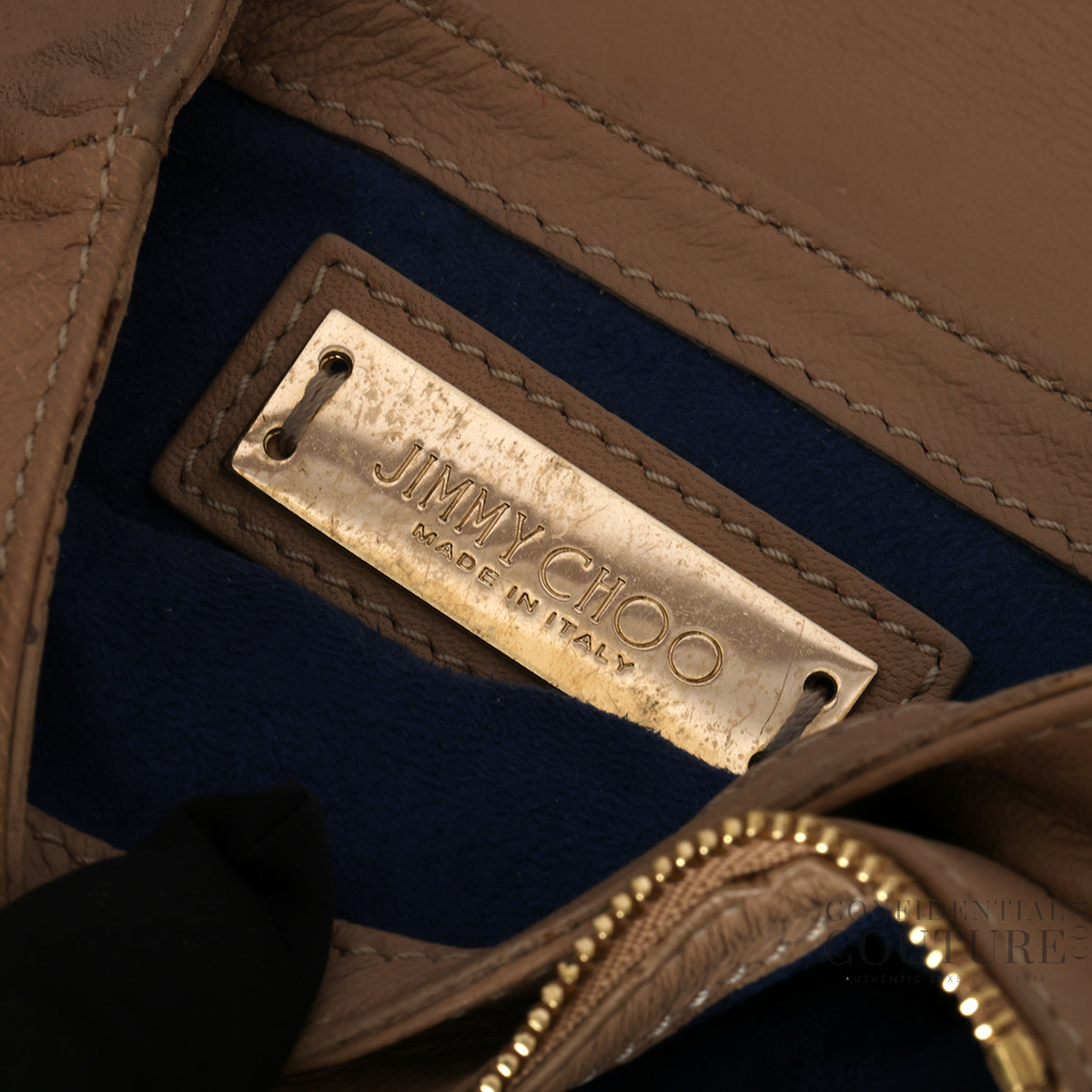 Gold Zadie crossbody bag