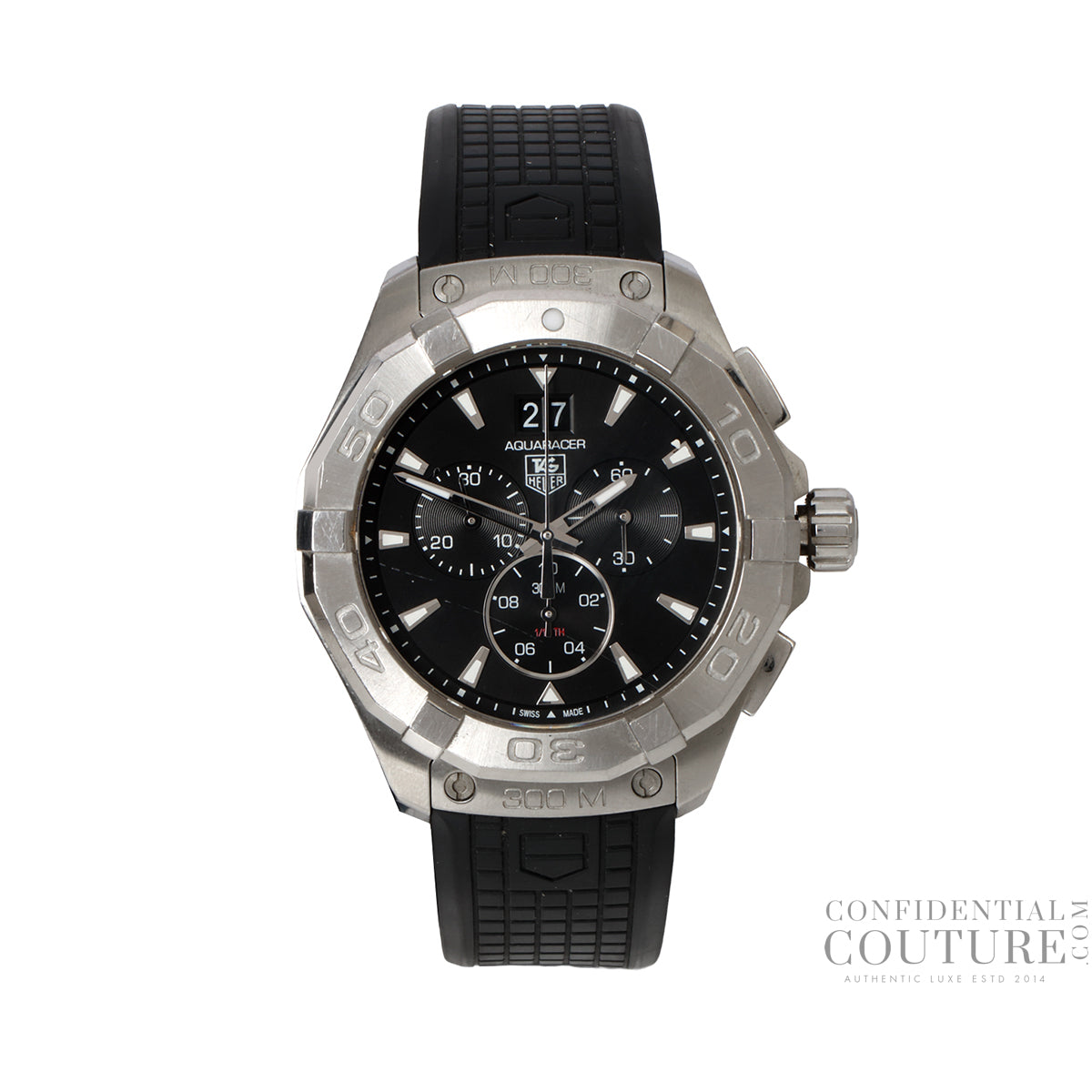 Black Aquaracer Quartz, 43 mm Watch