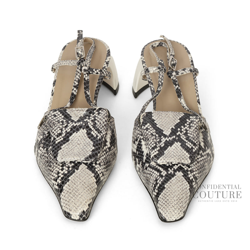 Tibi Black & White Slingback EU 39