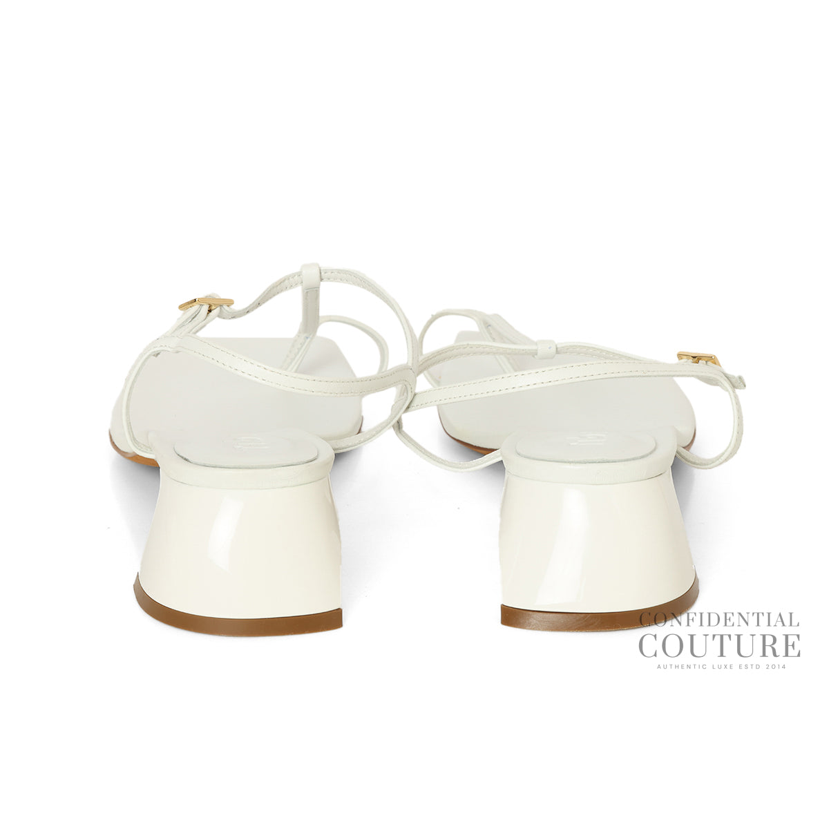 Georgia White Sandals EU 38.5 | UK 6 | US 8.5