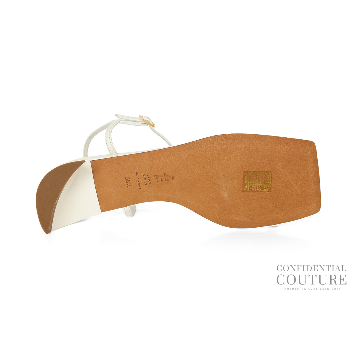 Georgia White Sandals EU 38.5 | UK 6 | US 8.5