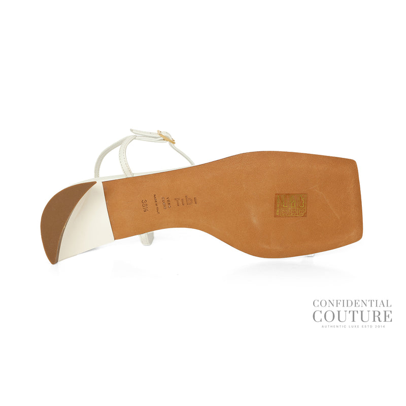 Women pre loved Tibi Georgia White Sandals EU 38.5 | UK 6 | US 8.5