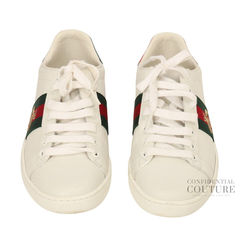 White Ace Sneaker With Bee EU 36 | UK 3 | US 6