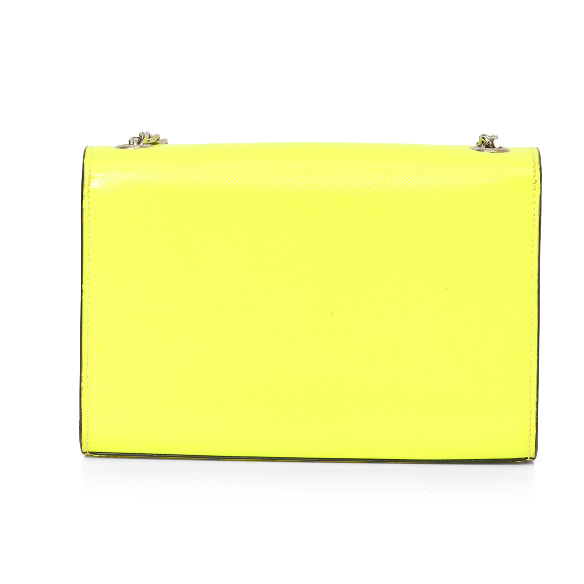 Saint Laurent Neon Yellow Small Kate Bag