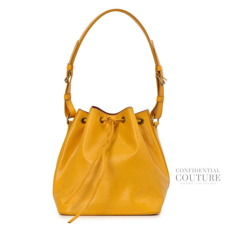 Tassil Yellow Epi Leather Petite Noe Bag