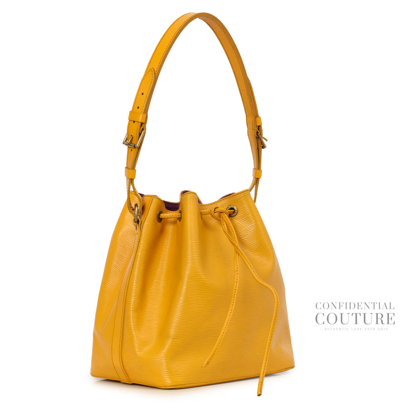 Tassil Yellow Epi Leather Petite Noe Bag
