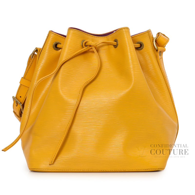Tassil Yellow Epi Leather Petite Noe Bag