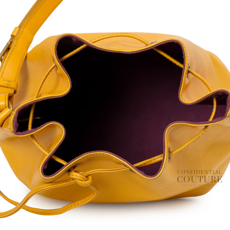 Tassil Yellow Epi Leather Petite Noe Bag
