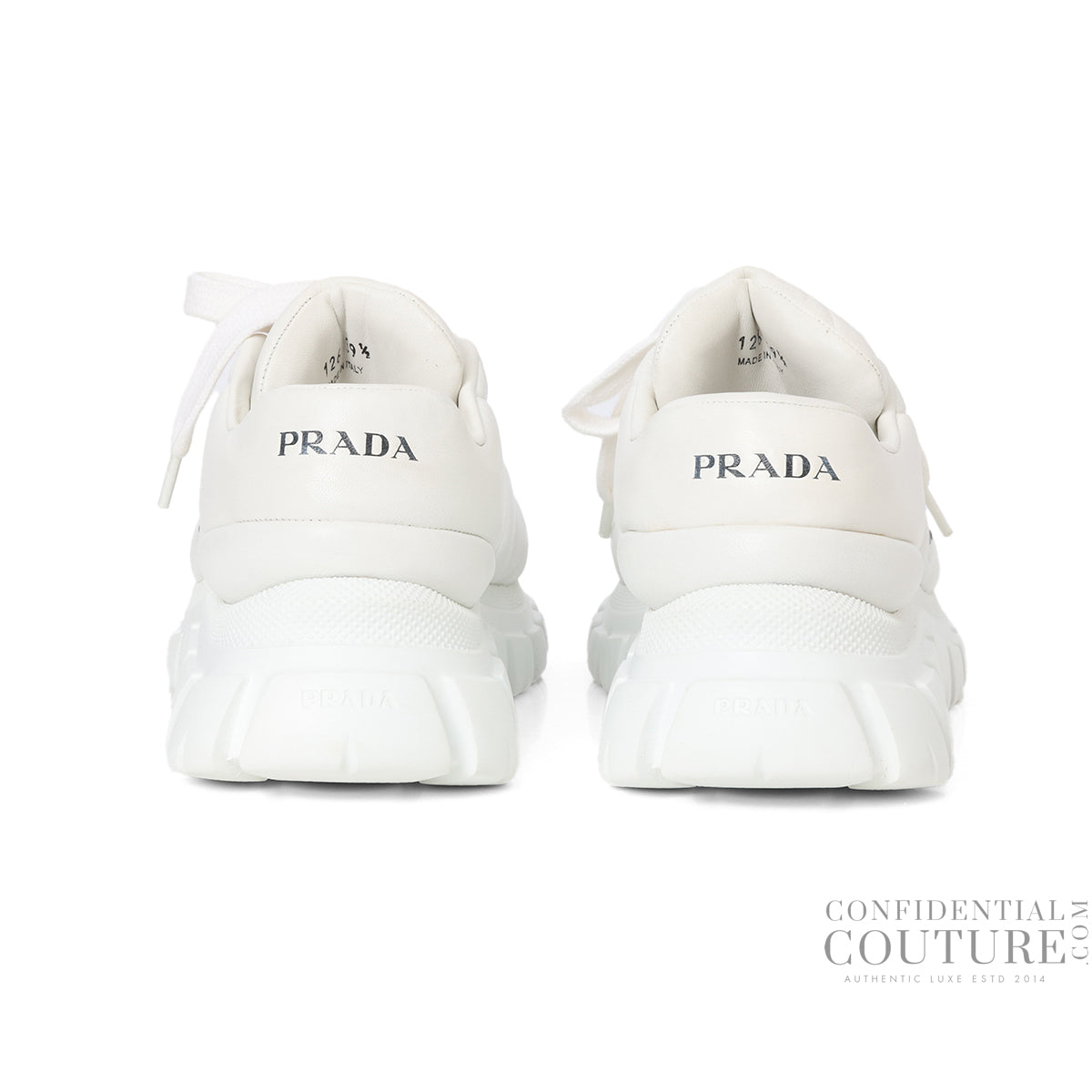 White Leather Low Top Sneakers EU 39.5 | UK 6 | US 6-7