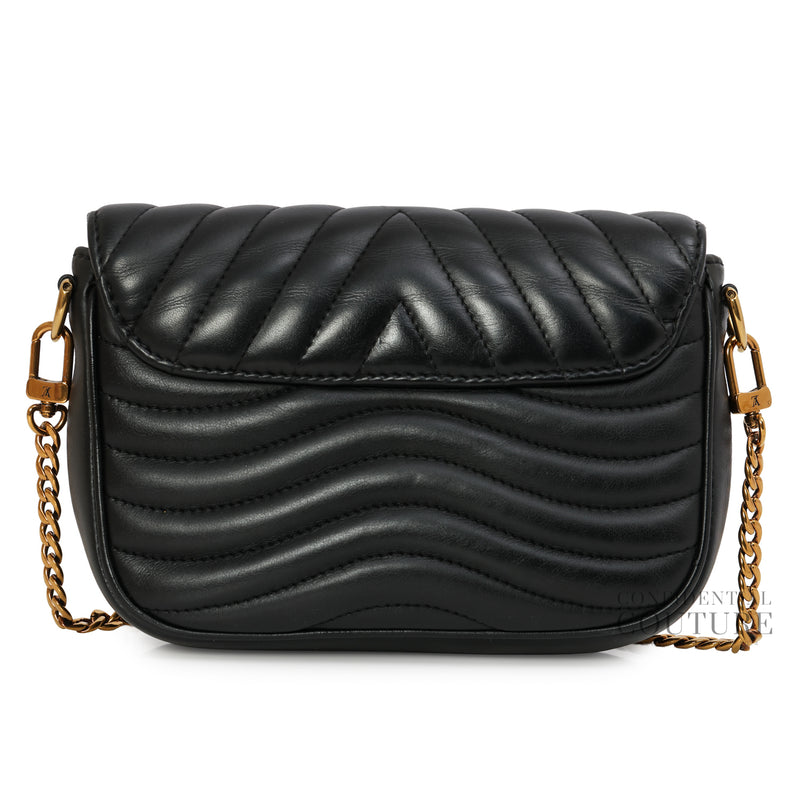 Black New Wave Multi Pochette Bag