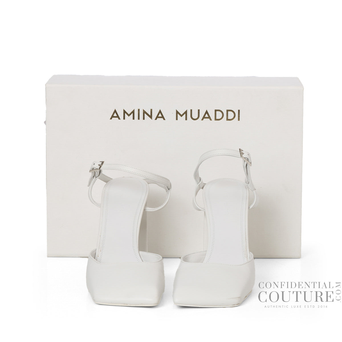 Charlotte Nappa White Pumps EU 39.5 | UK 7 | US 9.5