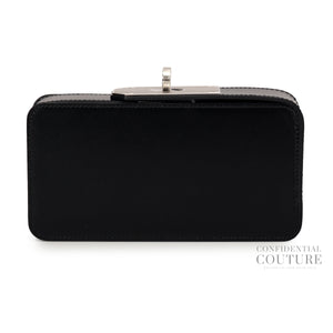 Sanglons Veau Box Noir Clutch | 2026