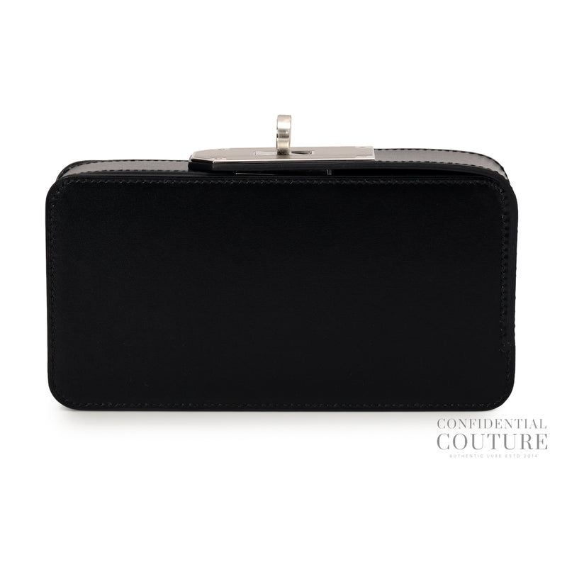 Sanglons Veau Box Noir Clutch | 2026