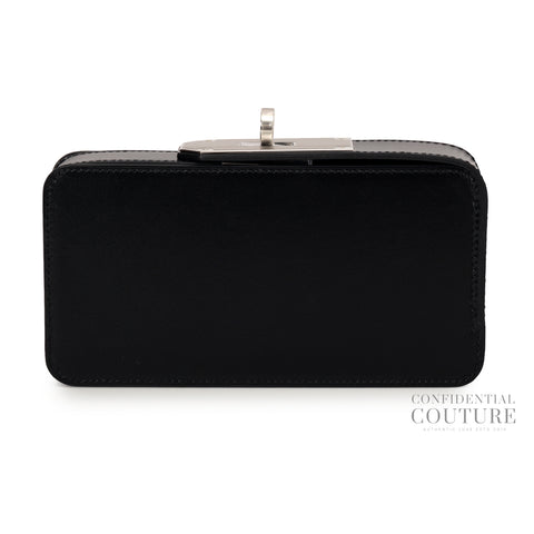 Sanglons Veau Box Noir Clutch | 2026