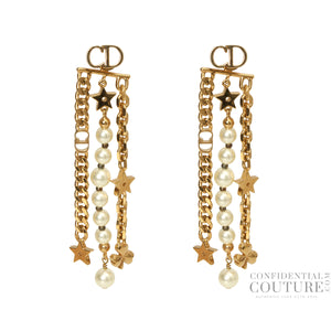 Tribals Danseusse Etoile Star & White Beads Long