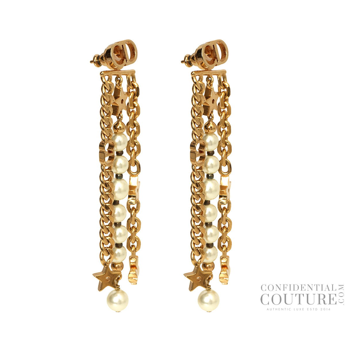 Tribals Danseusse Etoile Star & White Beads Long