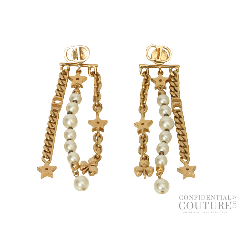 Tribals Danseusse Etoile Star & White Beads Long