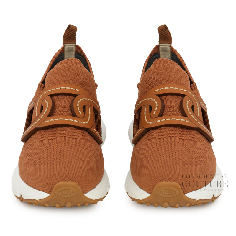 Sport Run 54C Tan Calzino Catena Pelle Sneakers EU 39 | UK 6 | US 9