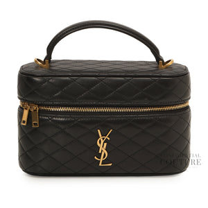 Medium Gaby Vanity Black Lambskin Bag