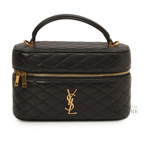 Medium Gaby Vanity Black Lambskin Bag