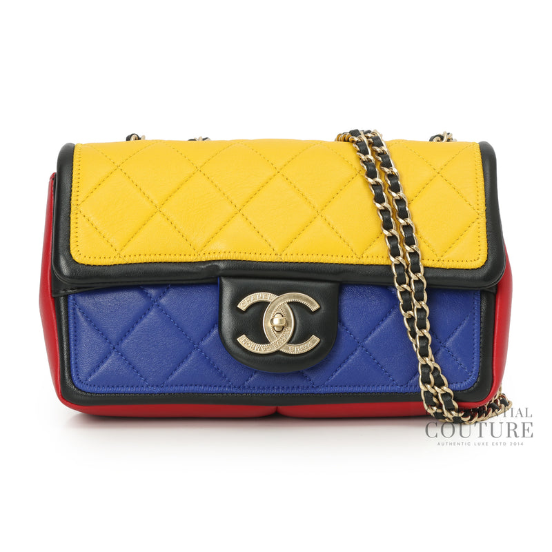 Matelasse Mondrian Multicolor Shoulder Bag