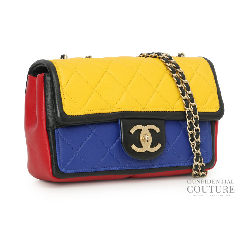 Matelasse Mondrian Multicolor Shoulder Bag